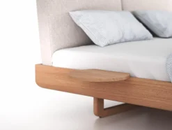 Ablageboard für Bett Almara, Eiche