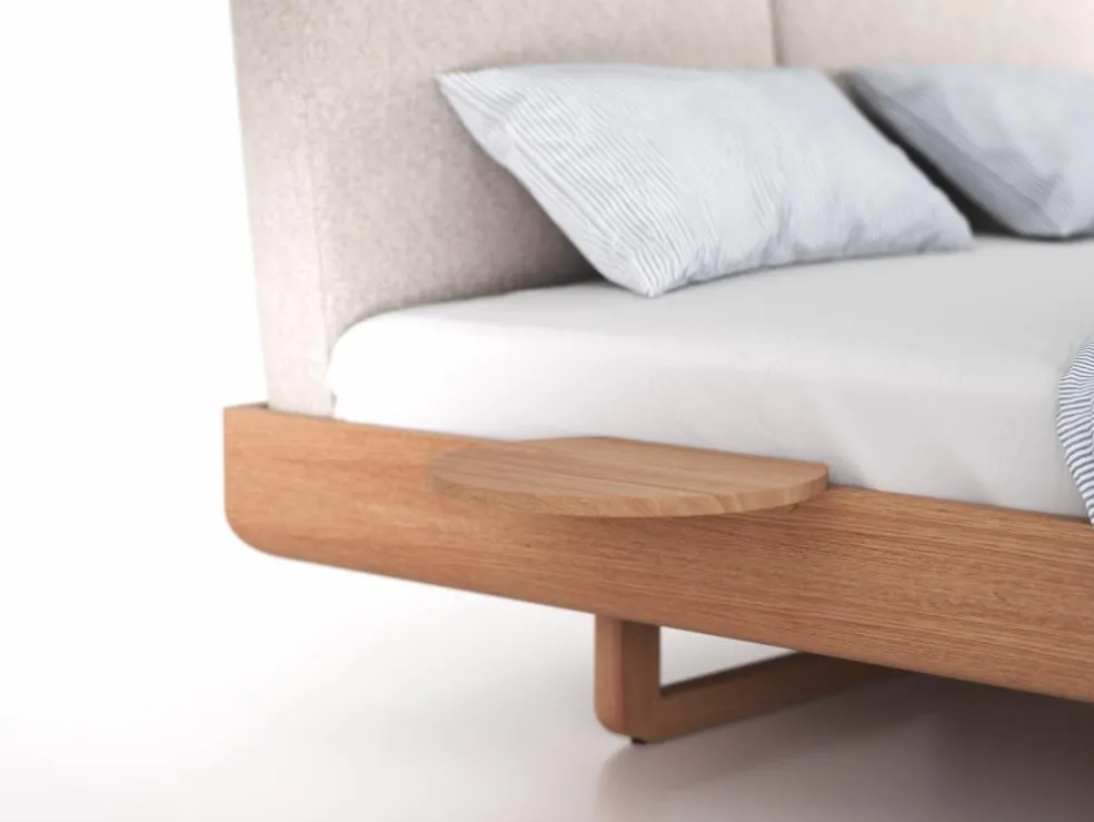 Ablageboard für Bett Almara, Eiche