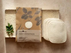 Abschminkpads, 5 Stück im Set, 100 % Baumwolle, Frottee, GOTS