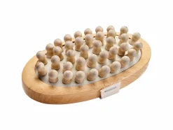 Anti-Cellulite Bürste ca. 13,5 x 7 cm, Buchenholz