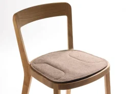 Asensio Stuhlauflage, inkl. Gitterstoppmatte, 100% SSW - Filz Haselnuss