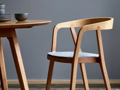 Asensio Stuhlauflage, inkl. Gitterstoppmatte, 100% SSW - Filz Haselnuss