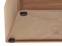 Aufbewahrungsbox Vaso, B 28 x T 28 x H 6,4 cm, Buche