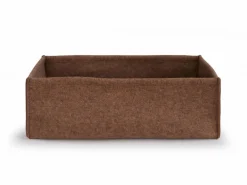Aufbewahrungskorb aus Wollfilz, braun 35 x 60 x 20 cm