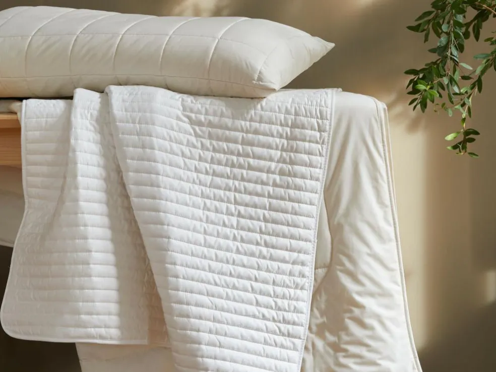 Auflage Leinen/Baumwolle, 90 x 200 cm, 100 g/m2, GOTS, NATURTEXTIL-BEST