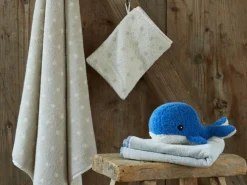 Baby-Waschhandschuh Pünktchen, natur, 17 x 24 cm, 100 % Baumwolle, GOTS