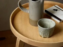 Beistelltisch Mitsu, Ø 45 cm, Buche