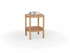 Beistelltisch Tonda B 40 x T 40 x H 50,4cm, Buche