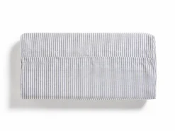 Überzug für Nackenstützkissen HENRY, blau, 68 x 32 cm höhenverstellbar, 60 % Baumwolle/40 % Leinen