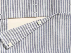 Überzug für Nackenstützkissen HENRY, blau, 68 x 32 cm höhenverstellbar, 60 % Baumwolle/40 % Leinen