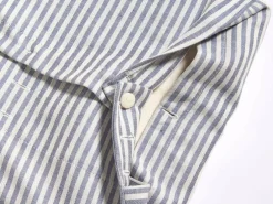 Überzug für Nackenstützkissen HENRY, blau, 68 x 32 cm höhenverstellbar, 60 % Baumwolle/40 % Leinen