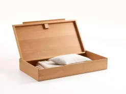 Bettkasten Hanno, B 120 x T 69,2 x H 18,6 cm, Buche