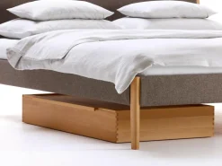 Bettkasten Hanno, B 120 x T 69,2 x H 18,6 cm, Buche