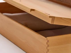 Bettkasten Hanno, B 120 x T 69,2 x H 18,6 cm, Buche