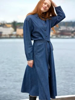 Bluse aus Bio-Baumwolle, 36 dark denim, 38, GOTS