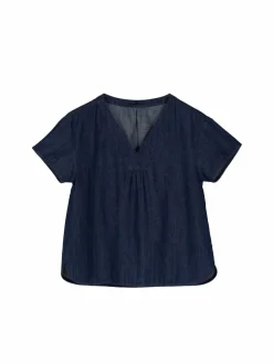 Bluse aus Bio-Baumwolle, 36 dark denim, 38, GOTS