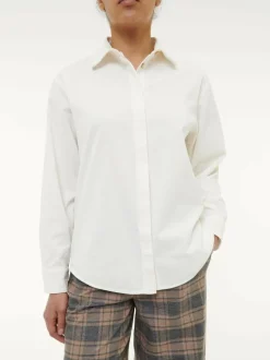 Bluse aus Bio-Baumwolle, 12 offwhite, 38, GOTS