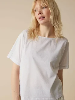 Bluse aus Bio-Baumwolle, 82 safari sprenkeldruck, 38, GOTS