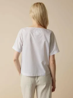 Bluse aus Bio-Baumwolle, 82 safari sprenkeldruck, 38, GOTS