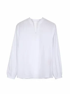 Bluse aus Bio-Baumwolle, 11 weiß, 38, GOTS