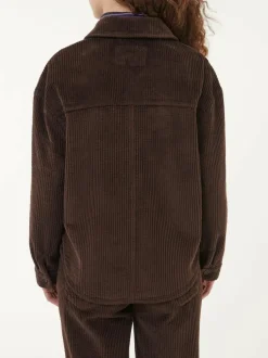 Blusenjacke Cord aus Bio-Baumwolle, 95 kakao, 38, GOTS