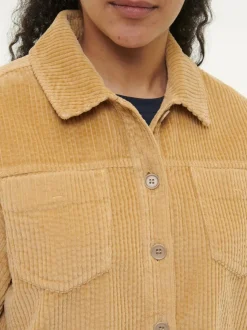 Blusenjacke Cord aus Bio-Baumwolle, 18 weizen, 38, GOTS