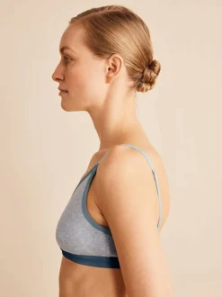 Bustier, 100 % Bio Baumwolle, 04 grau melange, 85A