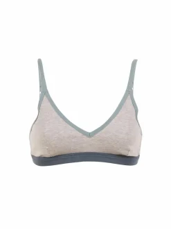 Bustier, 100 % Bio Baumwolle, 04 grau melange, 85A