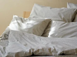 Deckenüberzug ELIF, atlantik, 140 x 200 cm, 100 % Baumwolle, Renforcé, GOTS