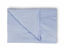 Deckenüberzug LUNA, himmelblau, 80 x 80 cm, 100 % Baumwolle, Satin, GOTS