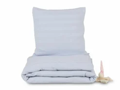 Deckenüberzug MAXI, himmelblau, 80 x 80 cm, 100 % Baumwolle, Crincle, GOTS, NATURTEXTIL BEST