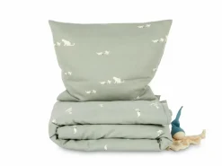 Deckenüberzug MIMI, hellgrün, 80 x 80 cm, 100 % Baumwolle, Satin, GOTS