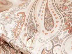 Deckenüberzug PRISKA, pfirsich, 140 x 200 cm, 100 % Baumwolle, Satin, GOTS