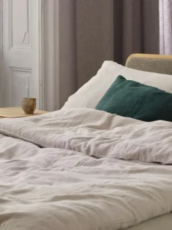 Deckenüberzug VIVIEN, porzellan, 140 x 200 cm, 100 % Baumwolle, Musselin, GOTS