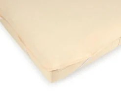 Doppelstrickauflage 90x200 cm, 100% Baumwolle, mit eingenähten Gummibändern