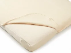 Doppelstrickauflage 90x200 cm, 100% Baumwolle, mit eingenähten Gummibändern