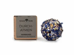 DURCHATMEN - Badekugel Eukalyptus & Kornblume 50 g