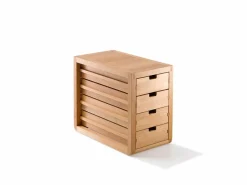 Einschubschrank Quint inkl. 4 Laden, B 34 x T 60 x H 51 cm, Buche