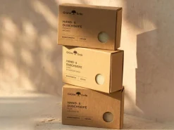 3er Set: HAND- & DUSCHSEIFE Rose & Hagebutte, Orange & Ingwer, Zirbe & Schwarzkümmel