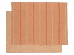 2er-Set Geschirrtücher Jenifer, pfirsich, 45 x 70 cm, 50 % Baumwolle/50 % Leinen, GOTS