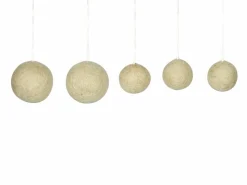 5er-Set Kugeln aus Filz, salbei, ø 3,5 / 4,5 cm, 100 % Schurwolle (Schaf)