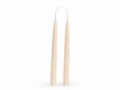 2er-Set Spitzkerzen aus Rapswachs, H 25 cm, ø 2,2 cm