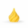 Figurenkerze Tropfen aus Bienenwachs, H 8,5 cm, ø 7 cm
