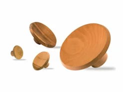 Garderobenknopf Punto, ø 7 cm, Buche