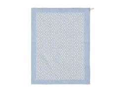 Geschirrtuch Bluma, azur, 50 x 65 cm, 70 % Baumwolle/30 % Hanf, GOTS