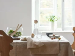 Glaskaraffe mit Zirbenkugel, 1 l, H 25,5 cm, Kugel = 7,0 cm