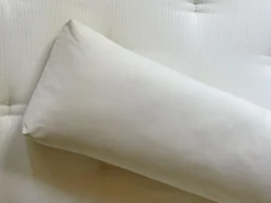 Großes Stützkissen weich, 30 x 120 x 8 cm, feine Schafschurwolle, GOTS, NATURTEXTIL BEST