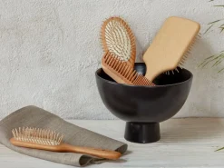 Haarbürste oval, ca. 23 cm, Buchenholz, Naturkautschuk
