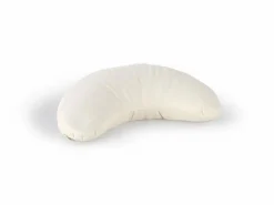 Halbmondkissen, 44 x 22 cm, Überzug: 100 % Baumwolle, Füllung: Bio-Dinkelspelzen, GOTS, NATURTEXTIL BEST