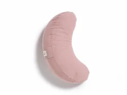 Halbmondkissen-Überzug, 44 x 22 cm, malve, 100 % Baumwolle, GOTS, NATURTEXTIL BEST